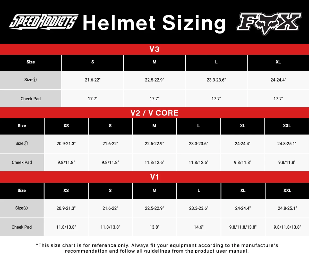 Fox Racing V25 V3 RS Energy Black Helmet