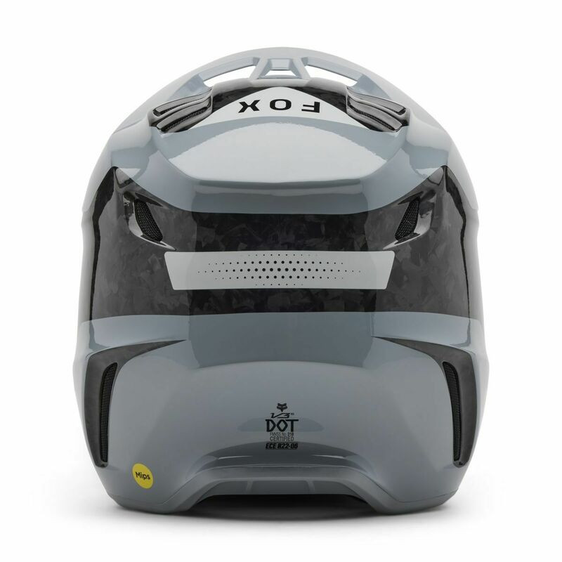 Fox Racing V25 V3 RS Infinite Cloud Gray Helmet - Speed Addicts