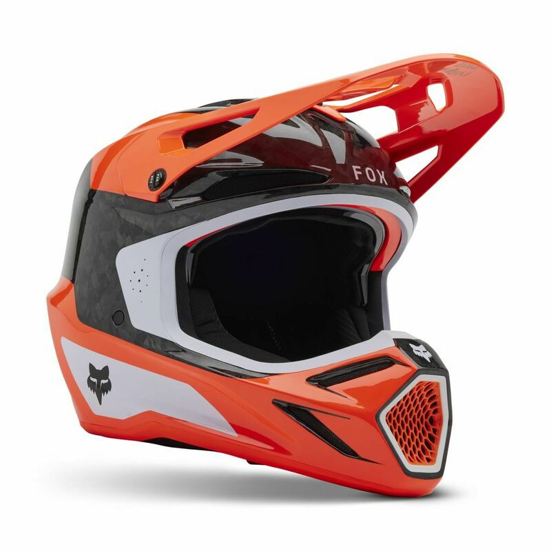 Fox Racing V25 V3 RS Infinite Fluorescent Orange Helmet - Speed