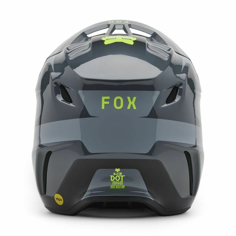 Fox Racing V25 V3 Divider Graphite Helmet