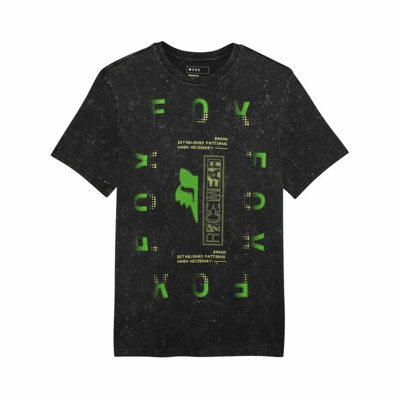 Fox Racing V25 Throttle SS Prem Black Tee