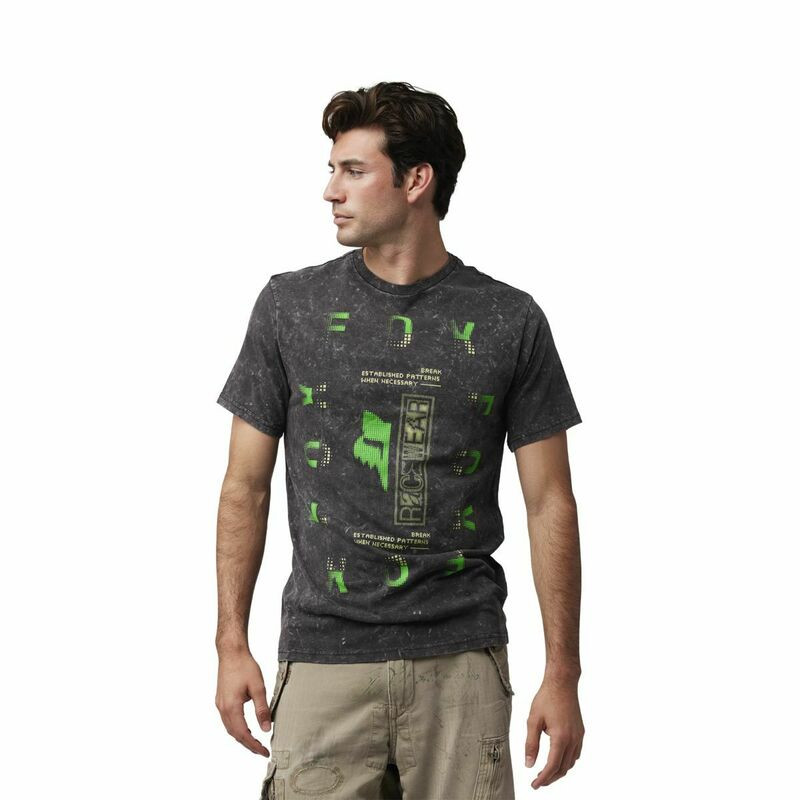 Fox Racing V25 Throttle SS Prem Black Tee