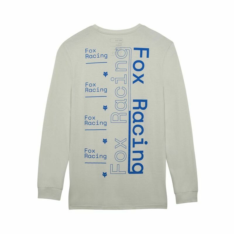 Fox Racing V25 Race Spec LS Prem Light Gray Tee