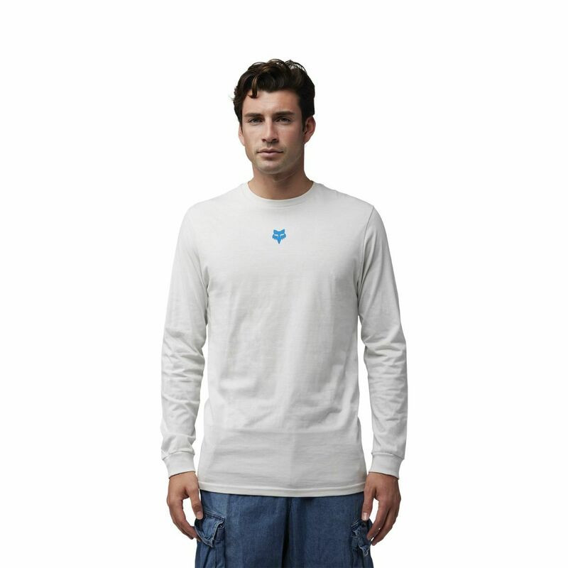 Fox Racing V25 Race Spec LS Prem Light Gray Tee