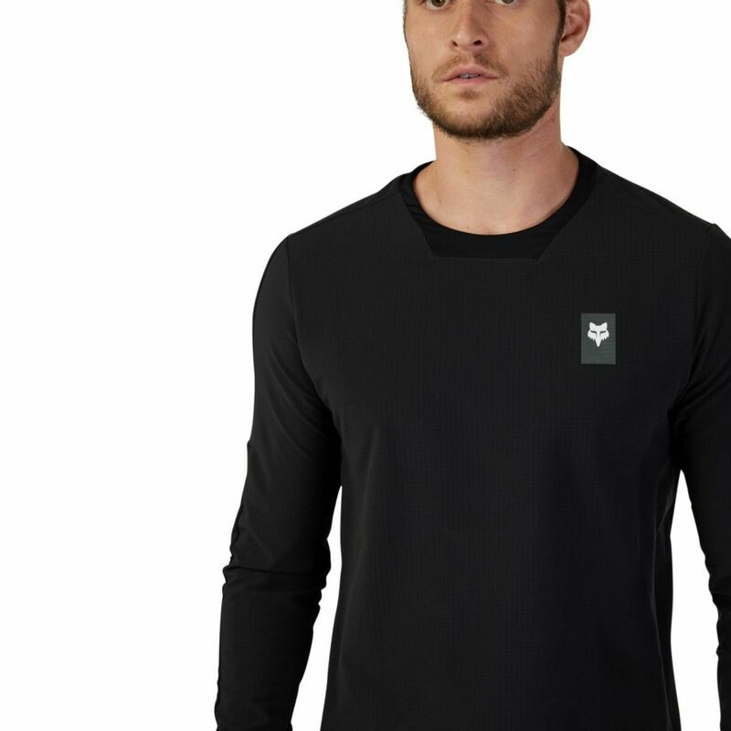 Fox Racing V25 Defend Thermal Jersey Black