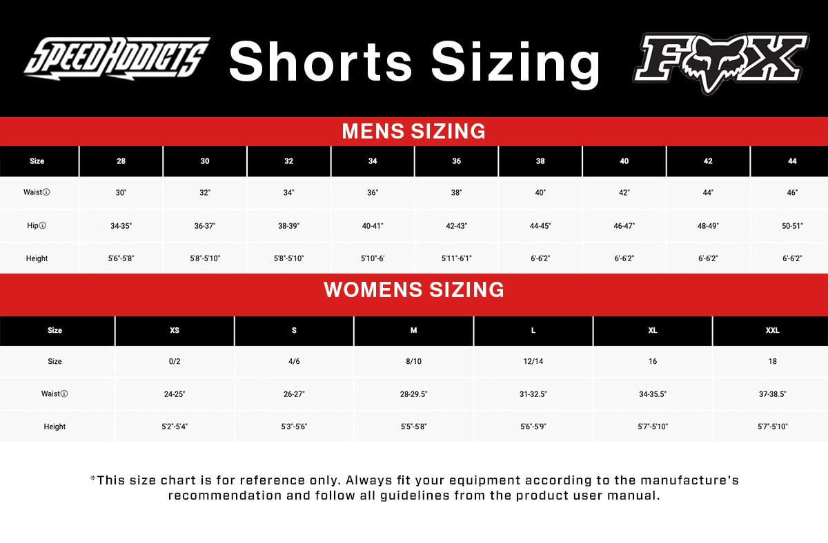 Fox Racing V25 Womens Flexair Black Short
