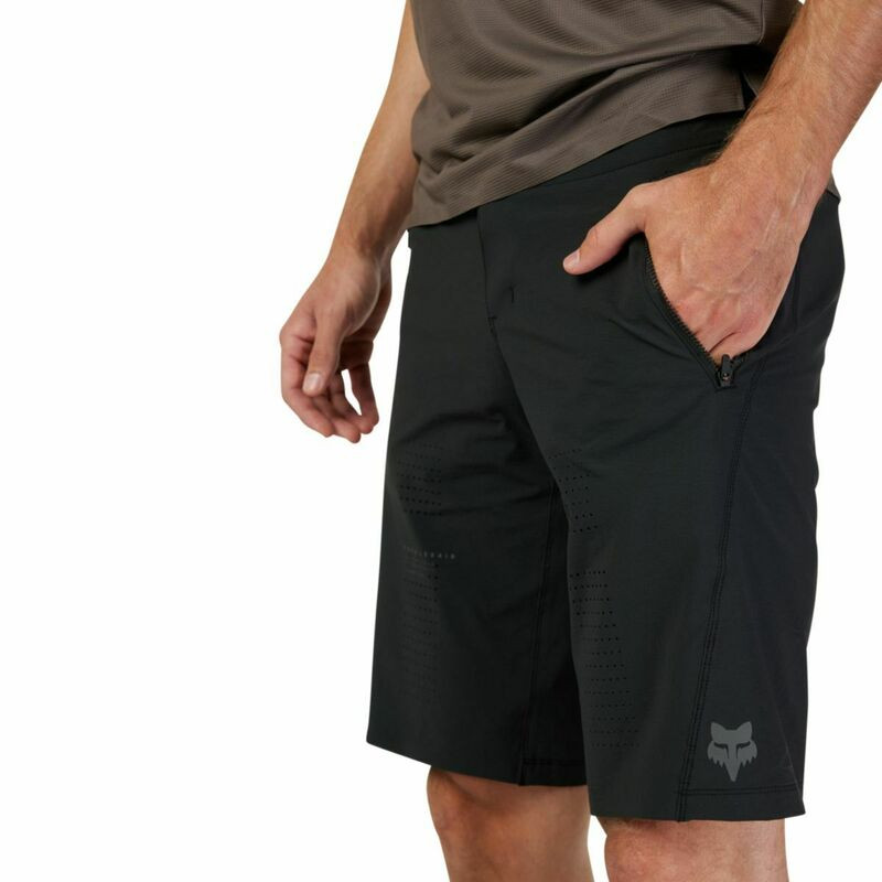 Fox Racing V25 Flexair Black Short W/Liner