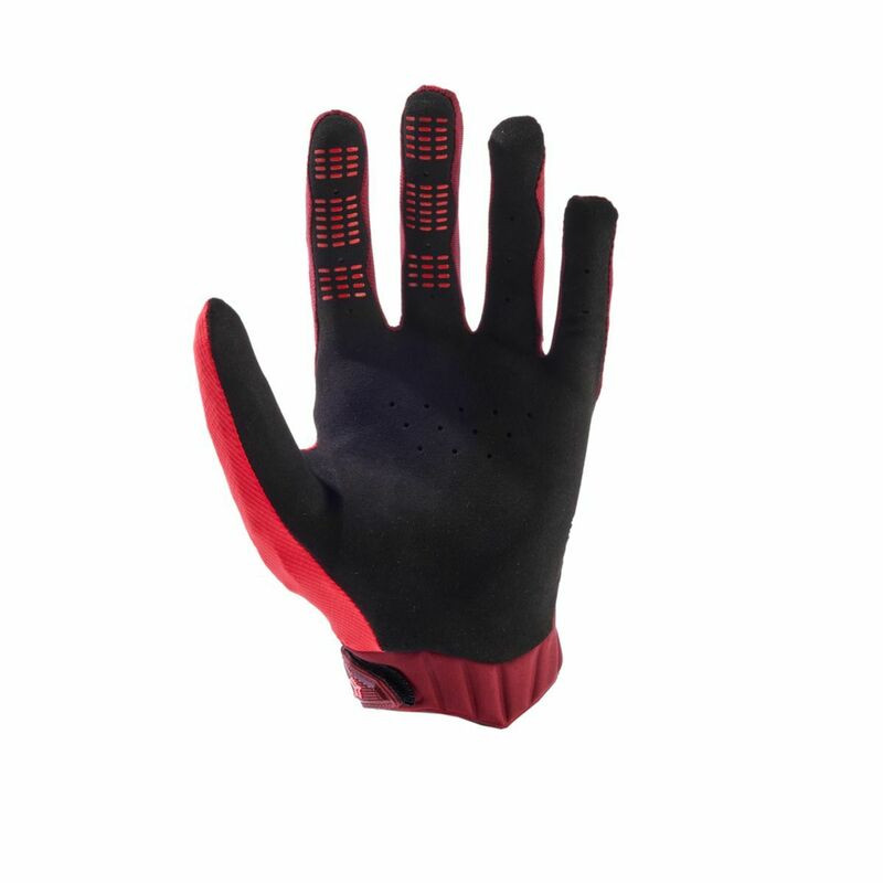 Fox Racing V25 360 Fluorescent Red Gloves