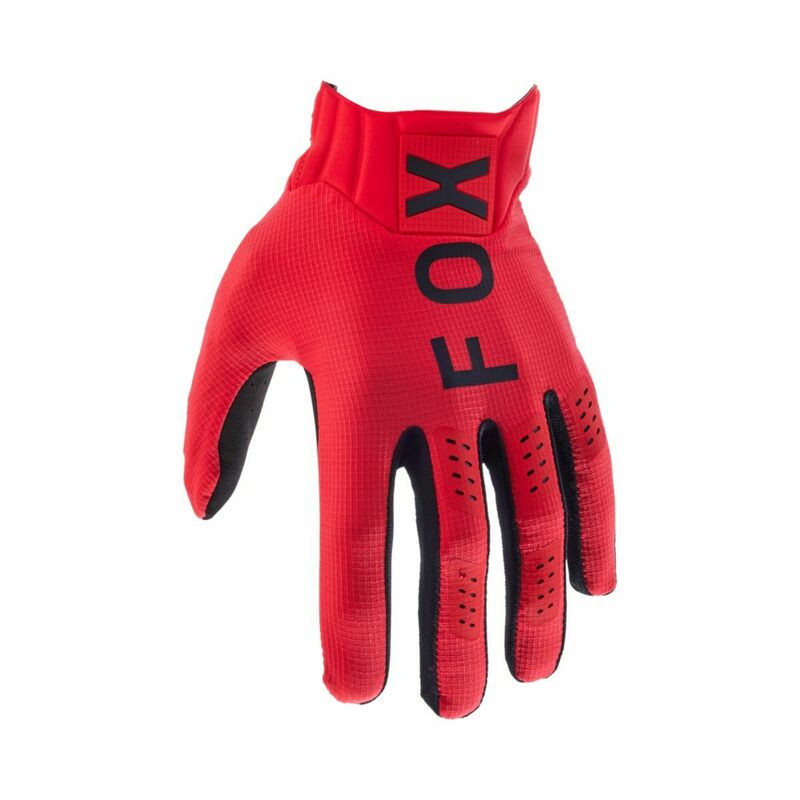 Fox Racing V25 Flexair Fluorescent Red Gloves