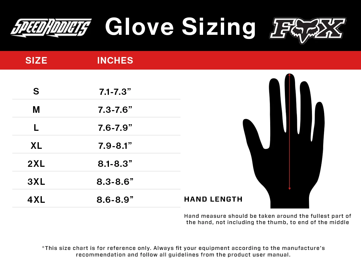 Fox Racing V25 Recon Offroad Black Gloves