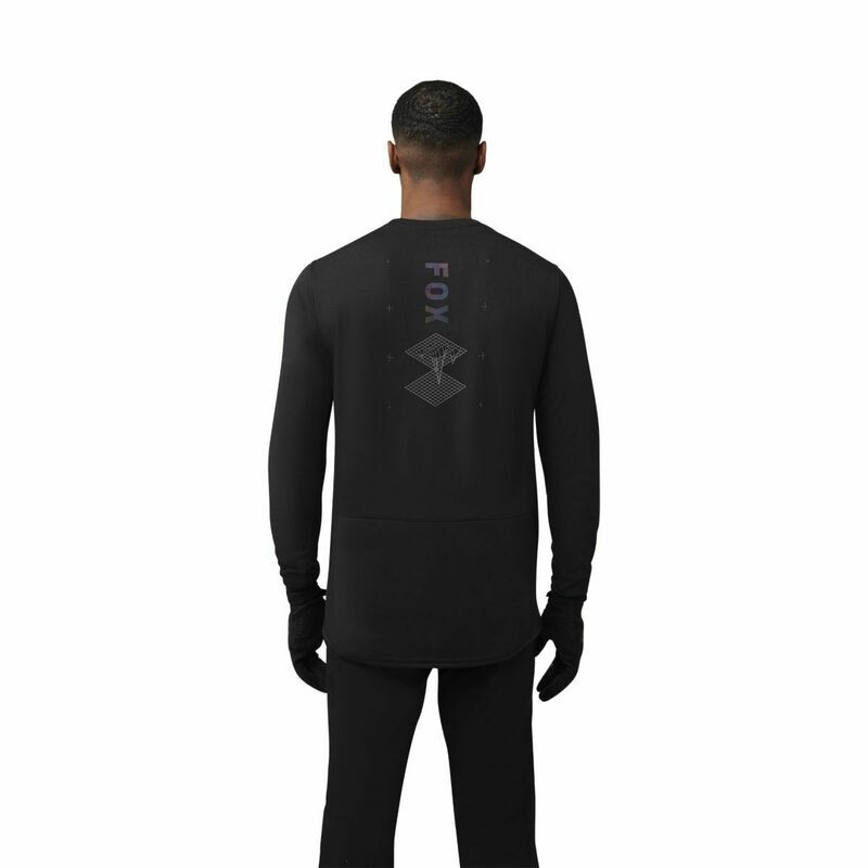 Fox Racing V25 Ranger DR MD LS Jersey Lunar Black