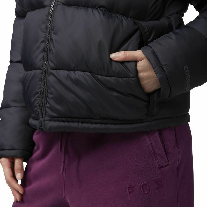 Fox Racing V25 Womens Ridgeway Hi-Loft Black Jacket