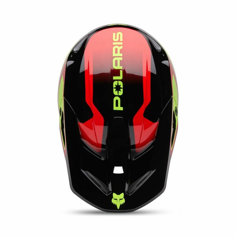 Fox Racing V25 V1 Polaris Yellow Helmet - Speed Addicts