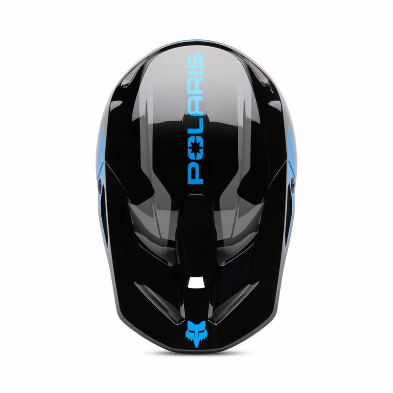 Fox Racing V25 V1 Polaris Blue Helmet - Speed Addicts