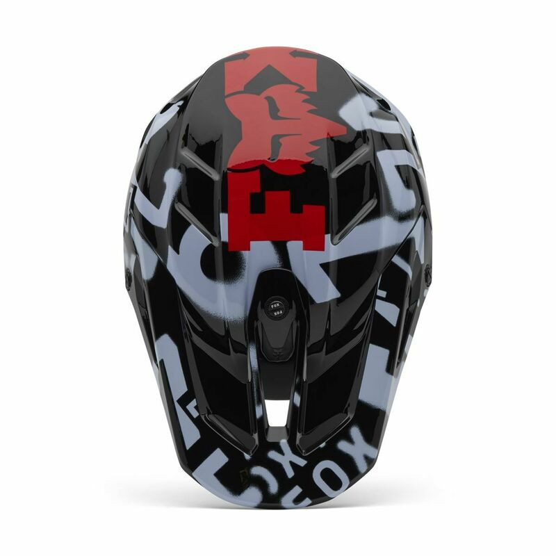 Fox Racing V25 V3 Seventy4 Black Helmet