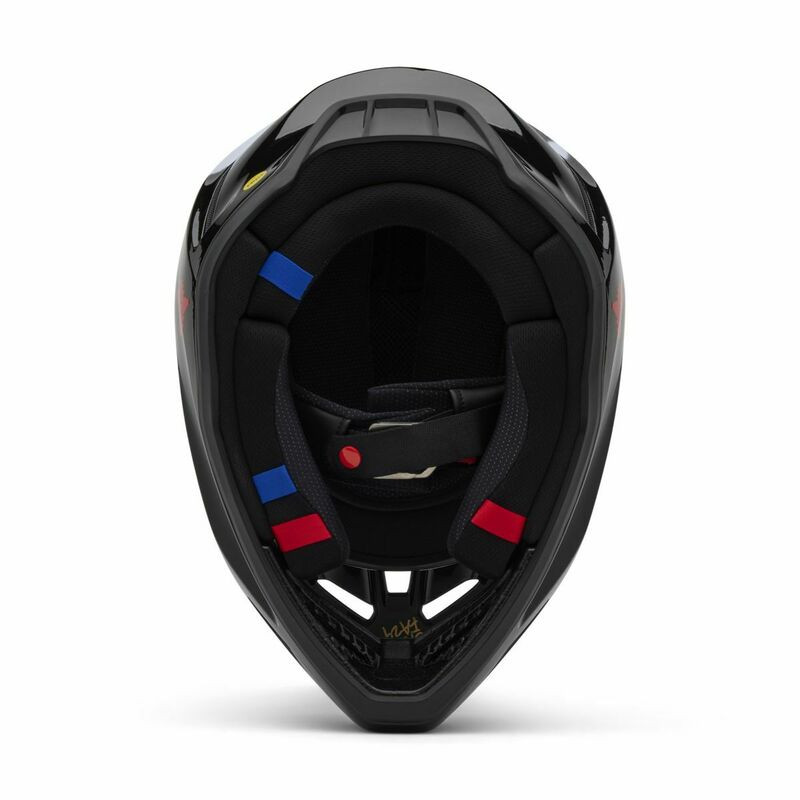 Fox Racing V25 V3 Seventy4 Black Helmet