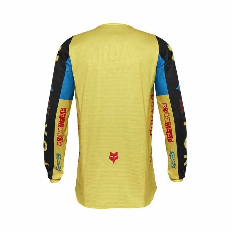 Fox Racing V25 180 Race Spec Pale Yellow Jersey