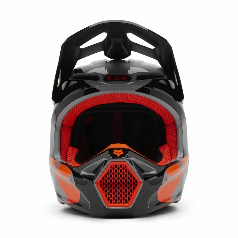 Fox Racing V25 V1 Emotion Steel Gray Helmet - Speed Addicts