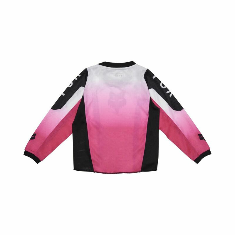 Fox Racing V25 Kids Girls 180 Lean Black Pink Jersey