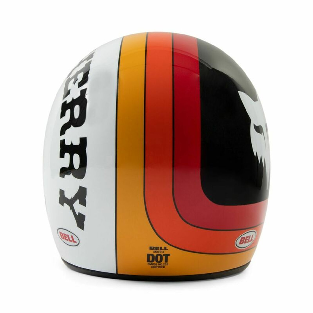 Fox Racing V25 X Cherry Moto-3 Black Helmet