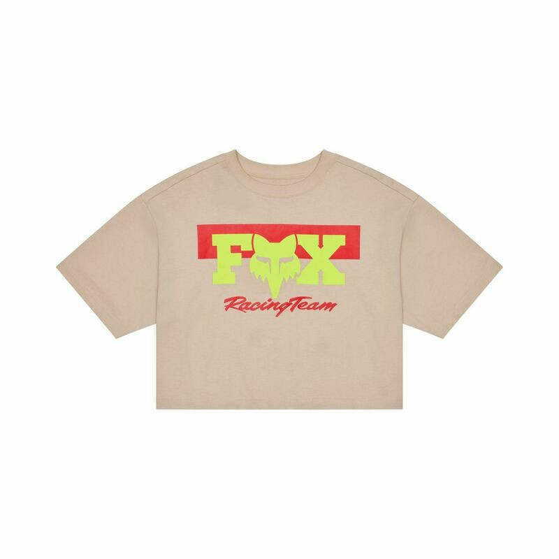 Fox Racing V25 Womens Super Trick Os SS Cream Tee