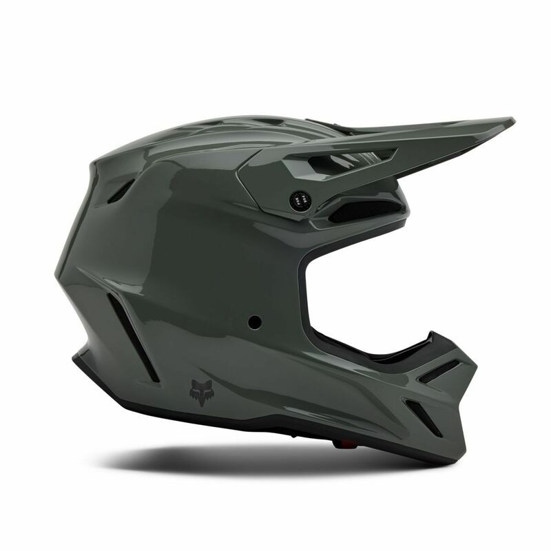 Fox Racing V25 V3 RS Carbon Solid Dark Stone Helmet