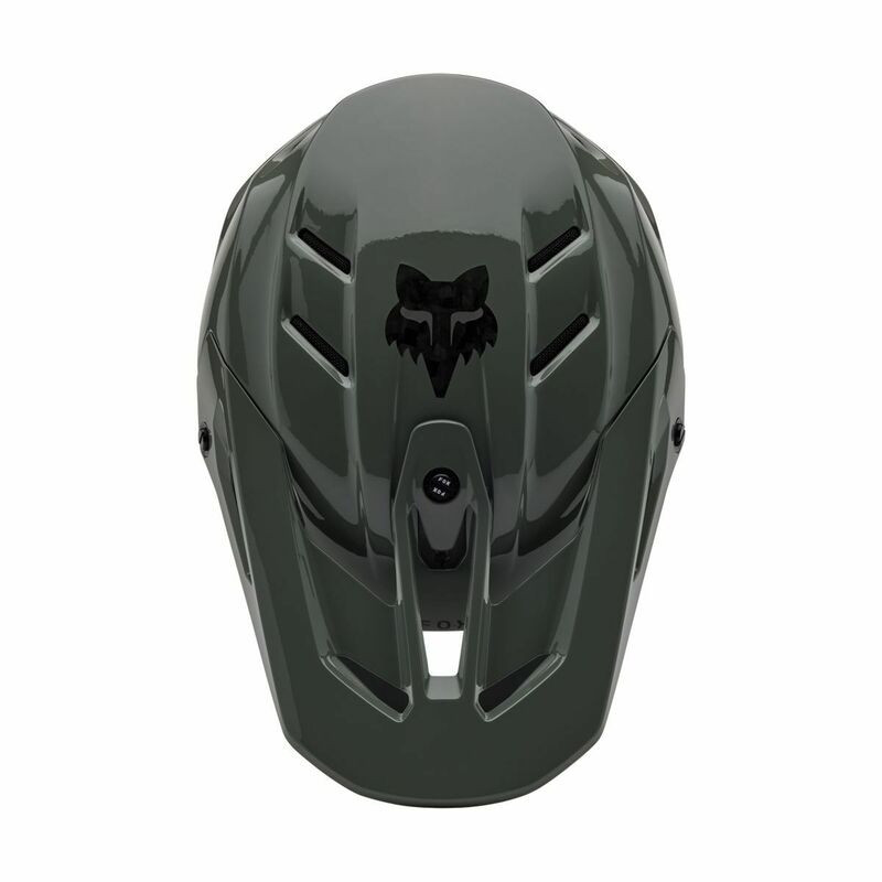Fox Racing V25 V3 RS Carbon Solid Dark Stone Helmet