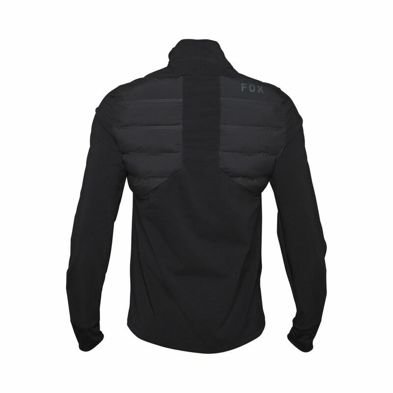 Fox Racing V25 Flexair Fire Hybrid Black Jacket
