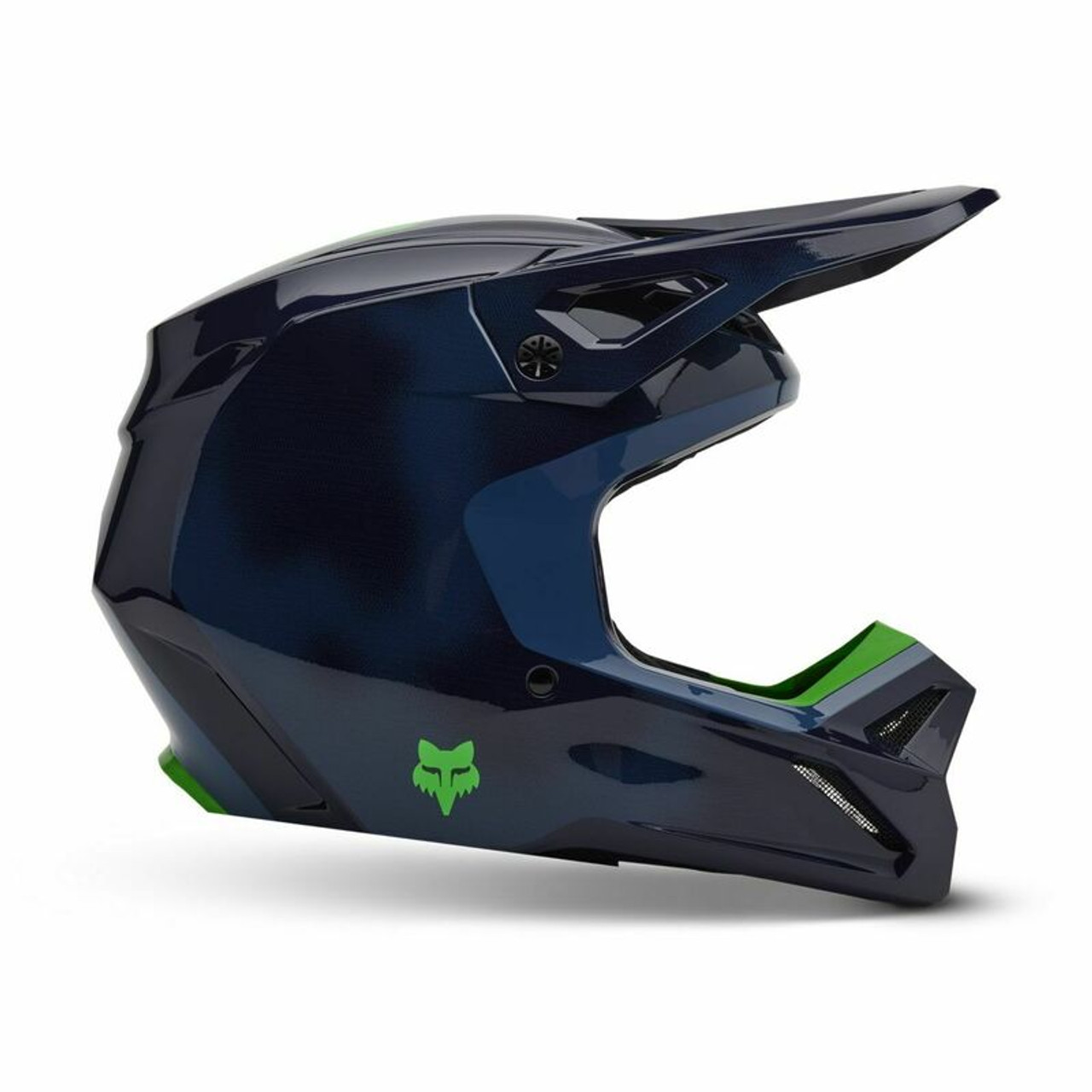 Fox Racing V25 Youth V1 Taunt Navy Helmet