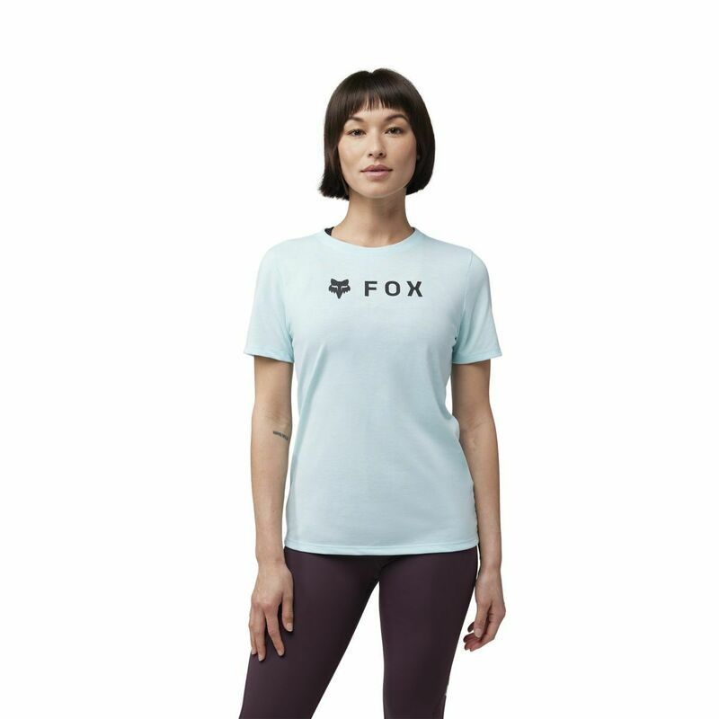 Fox Racing V25 Womens Absolute SS Tech Light Blue Tee