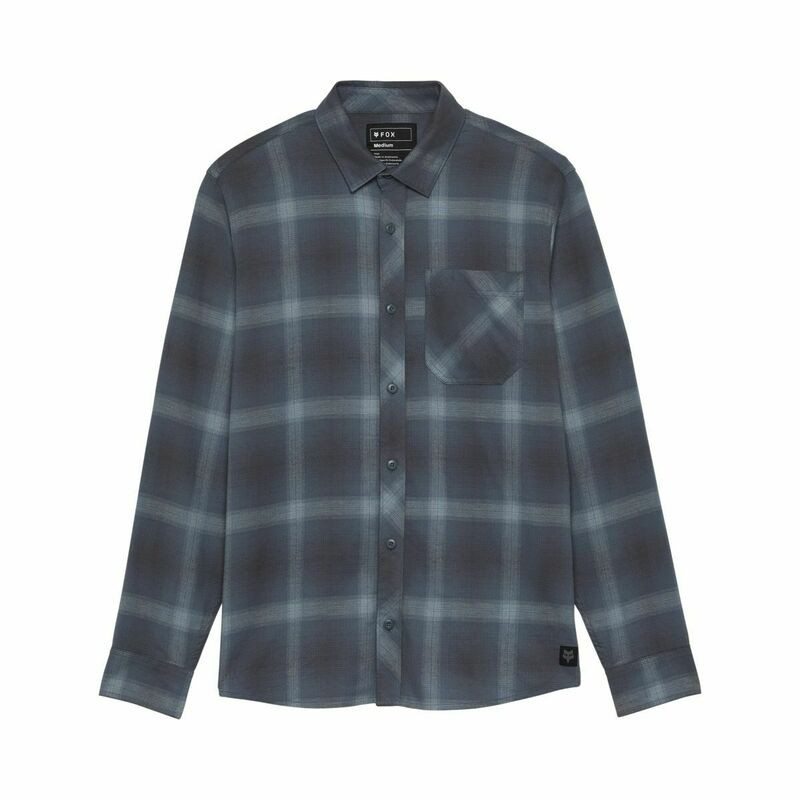 Fox Racing V25 Survivalist Stretch Flannel Gunmetal