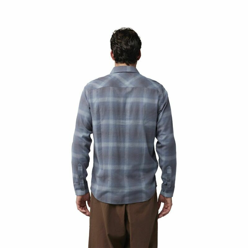 Fox Racing V25 Survivalist Stretch Flannel Gunmetal