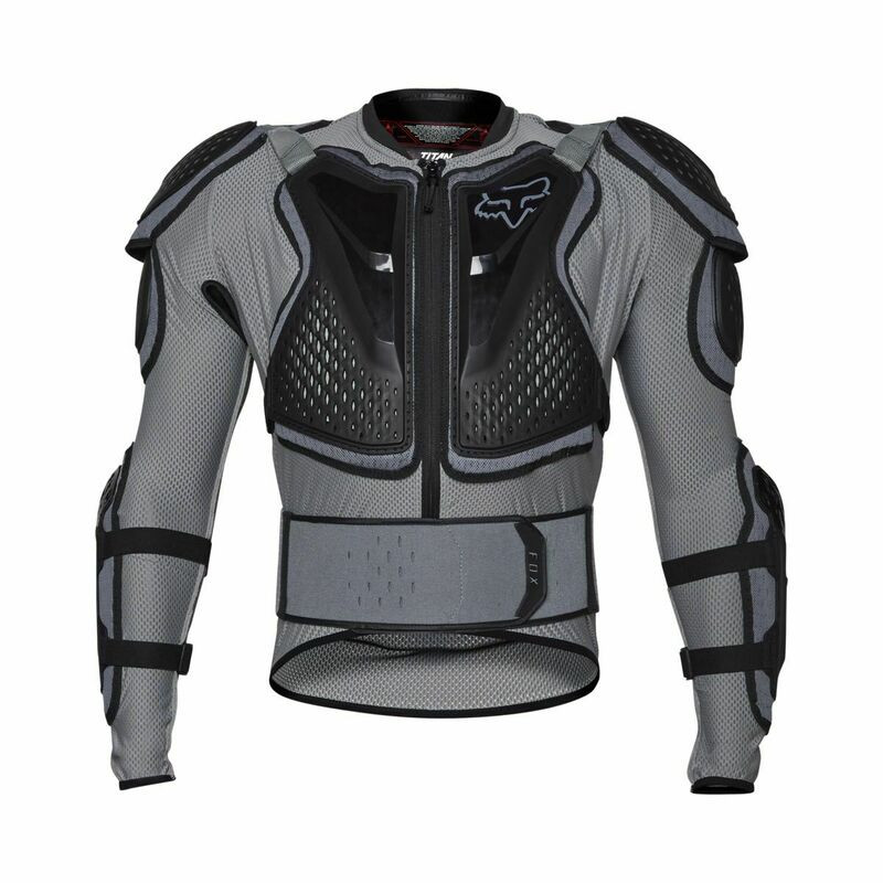 Fox Racing V25 Titan Cloud Gray Sport Jacket