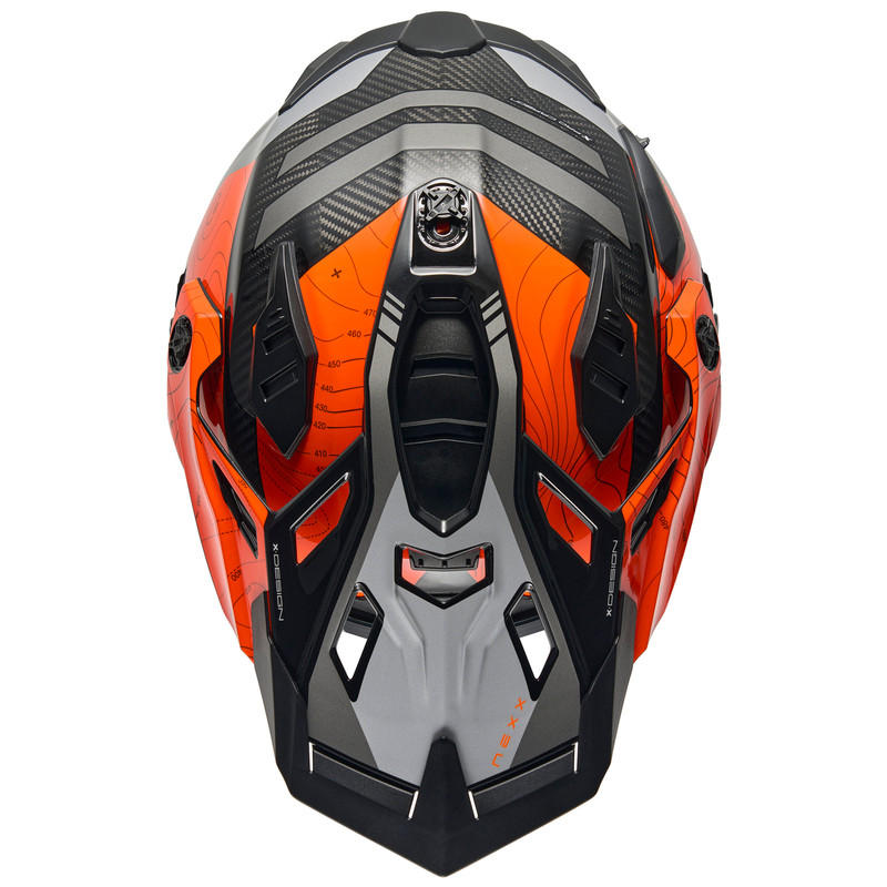 Nexx X.WED3 Furka Orange Gray Helmet