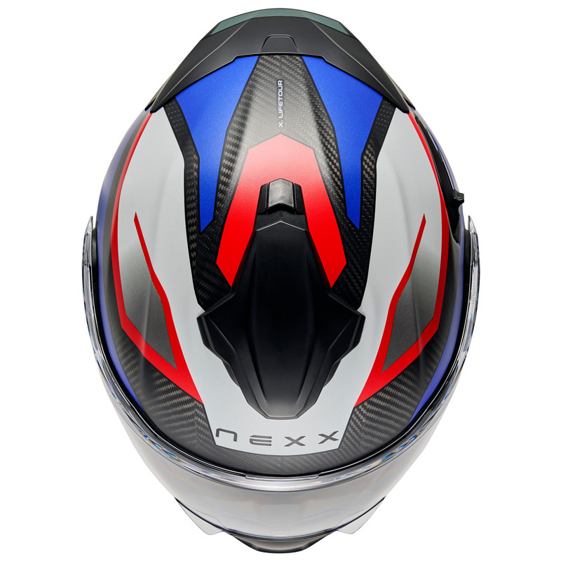 Nexx X.Lifetour Carbon Pro Mile Blue Red Helmet