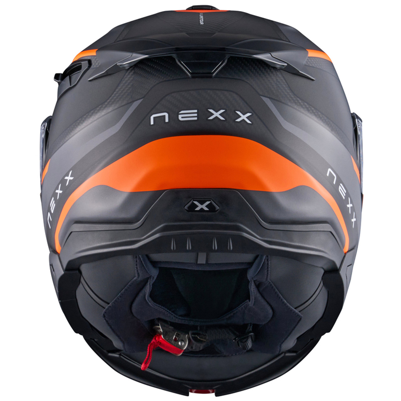 Nexx X.Lifetour Carbon Pro Mile Orange Gray Helmet
