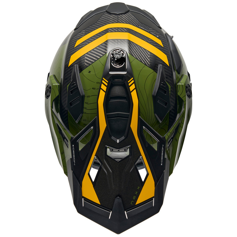 Nexx X.WED3 Furka Green Yellow Helmet