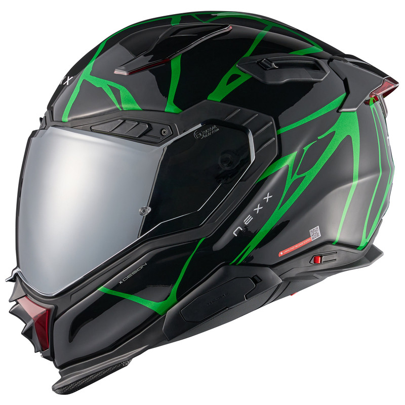 Nexx XWST3 B-Side Black Green Helmet