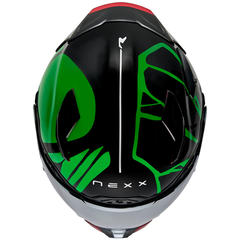 Nexx XWST3 B-Side Black Green Helmet
