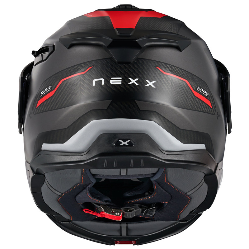 Nexx X.Lifecountry Terra Matte Gray Red Helmet