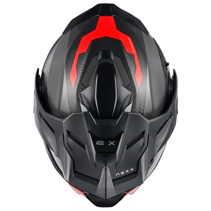 Nexx X.Lifecountry Terra Matte Gray Red Helmet