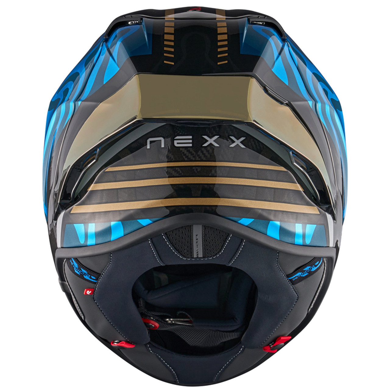 Nexx XR3R Swirl Sky Blue Helmet