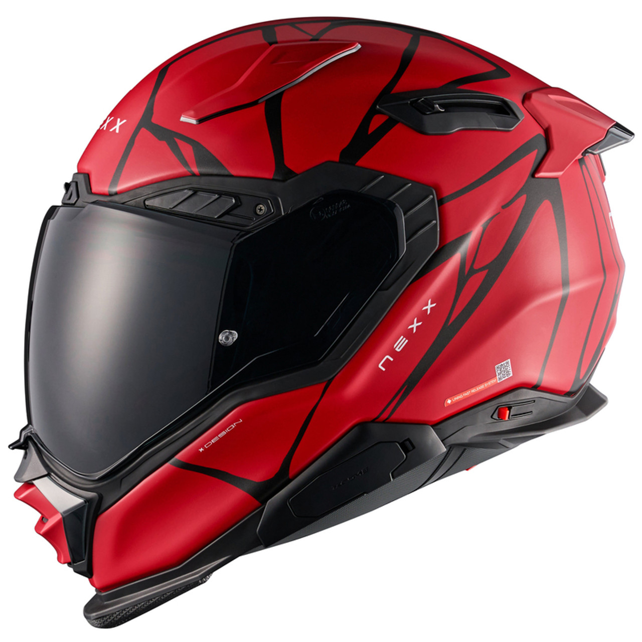 Nexx XWST3 B-Side Red Black Helmet