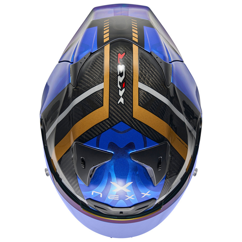 Nexx XR3R Swirl Deep Blue Helmet