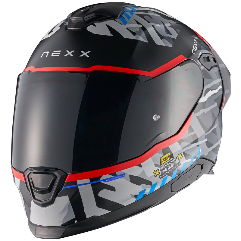 Nexx Y100R Urbngrm Matte Black Red Helmet