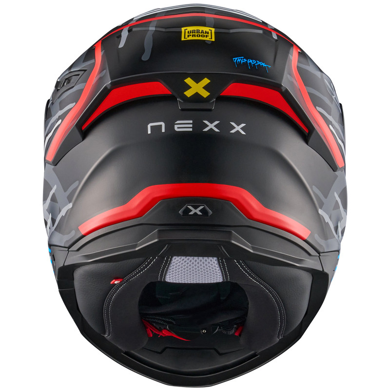 Nexx Y100R Urbngrm Matte Black Red Helmet