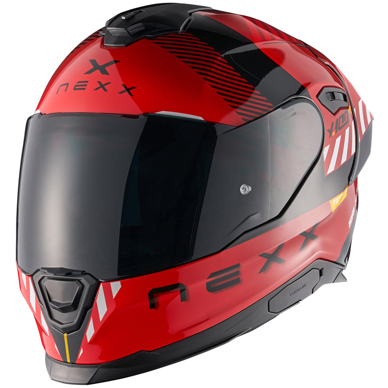 Nexx Y100R Fade Red Black Helmet