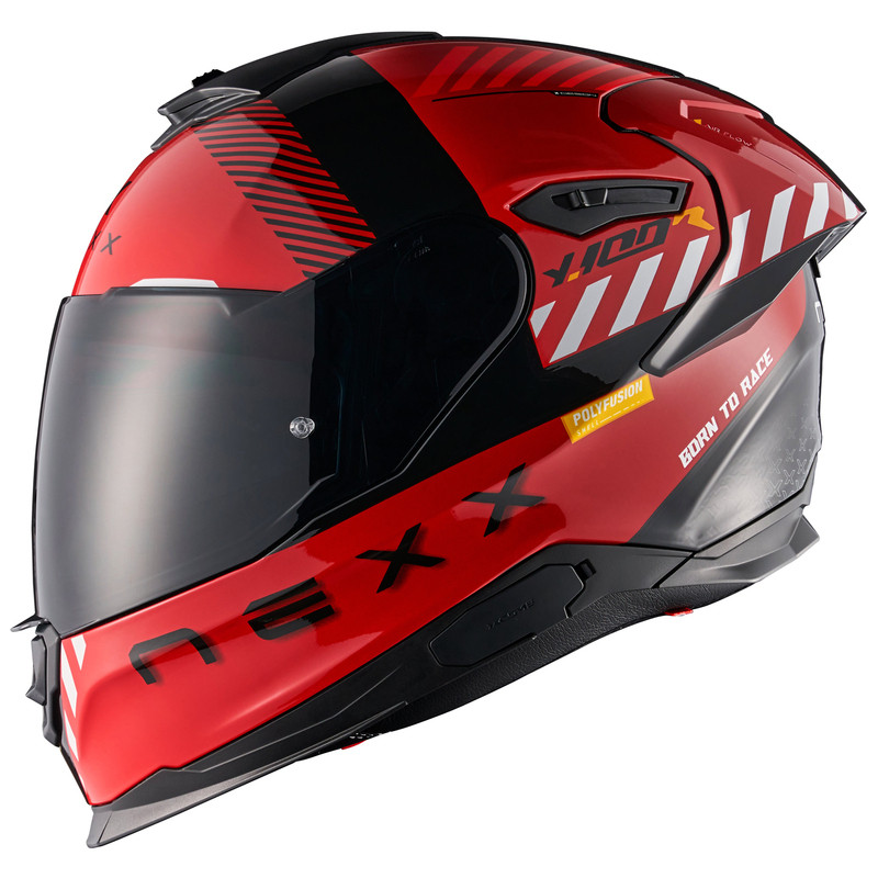 Nexx Y100R Fade Red Black Helmet