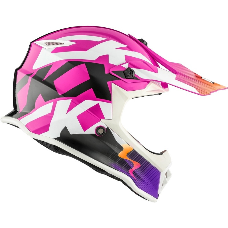 CKX TX019Y Howl Pink Helmet