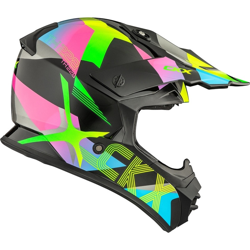 CKX TX228 Lord Glossy Rainbow Helmet - Speed Addicts